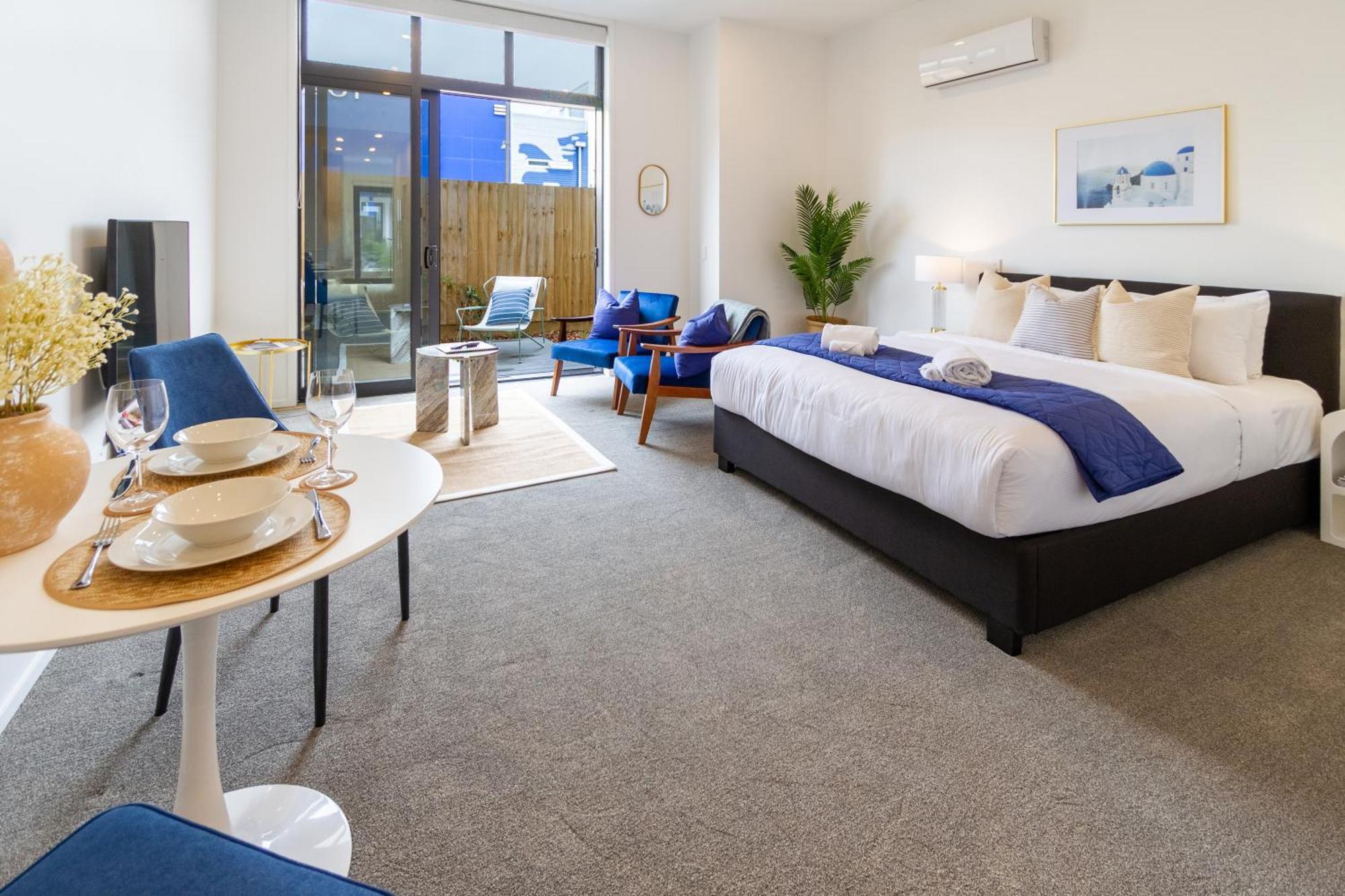 Central Christchurch Santorini Style 1Br Studio Esterno foto